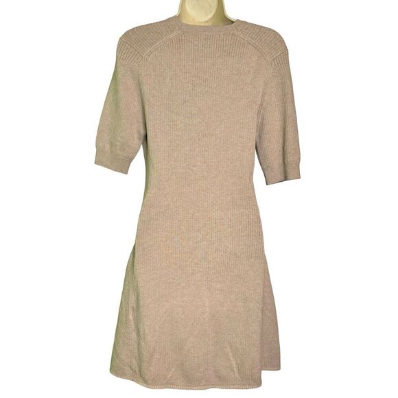 Ba&sh Kai Ribbed Knit Mini Dress in Biege NWT Size Medium - Picture 12 of 14